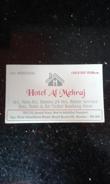 Hotel Al Mehraj Mumbai Exterior foto
